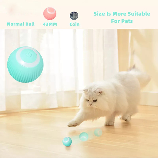 Cat interactive rolling ball toy