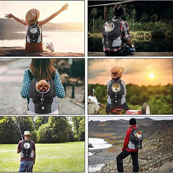 Backpack for puppies & cats while travelling, walking, hiking,...