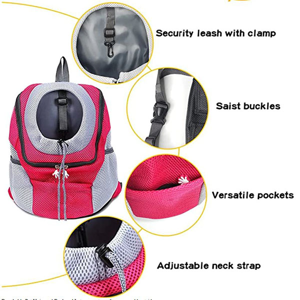 Backpack for puppies & cats while travelling, walking, hiking,...