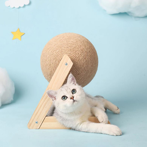 cat scratching ball toy