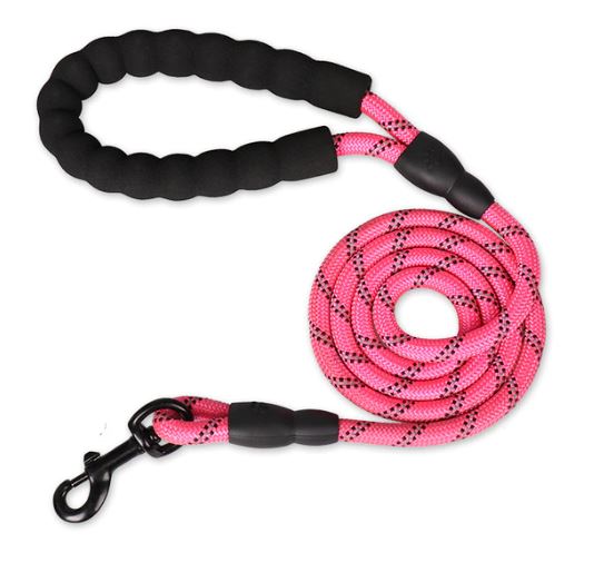 Strong dog leash with comfortable handle
