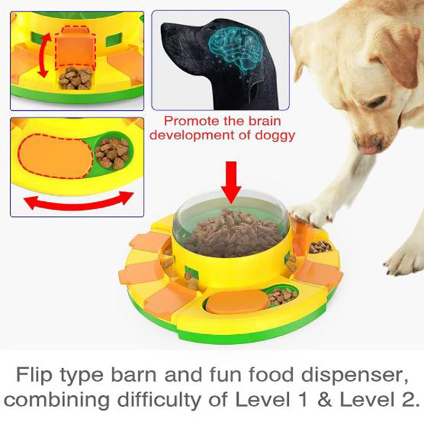 dog food dispenser to improve intelligence